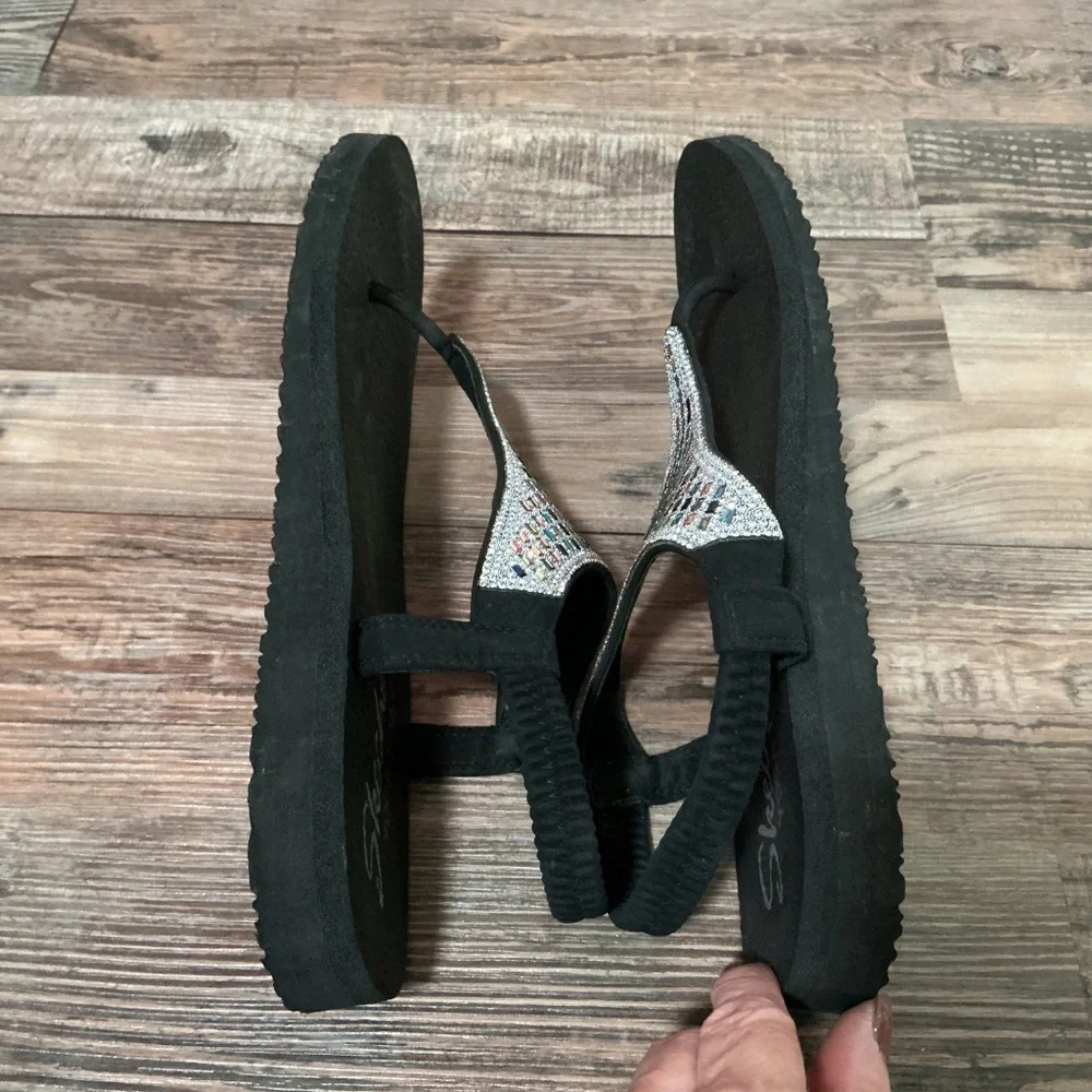 Skechers Cali Meditation Rockstar Sandals - 10 - Picture 4 of 9